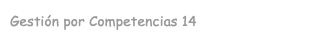 Gestión por Competencias 14