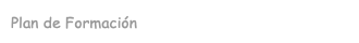 Plan de Formación 