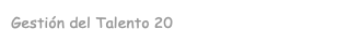 Gestión del Talento 20